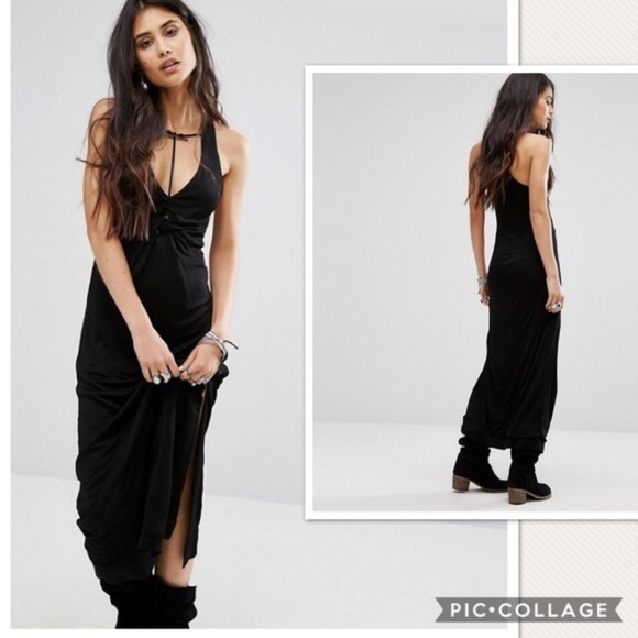 Free People Dresses & Skirts - Free People Dress Sin City Twist Front Maxi XS NWT